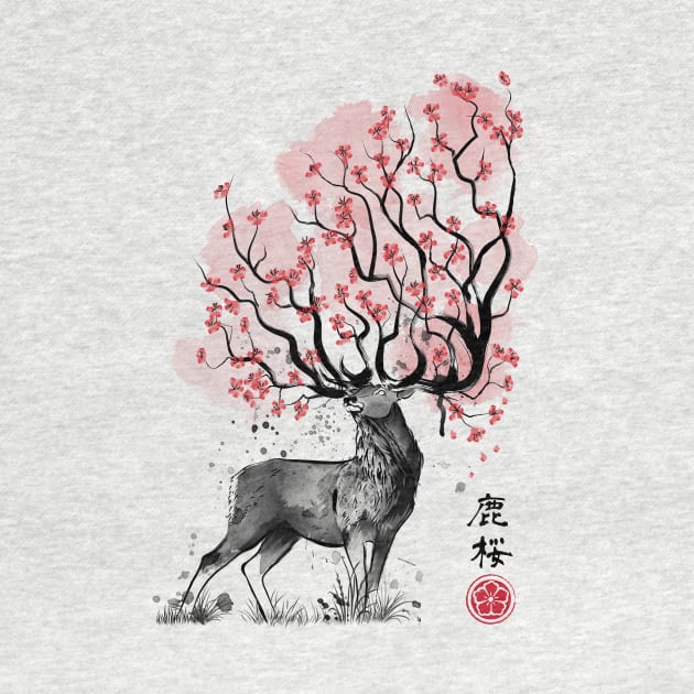 Sakura Deer by DrMonekers